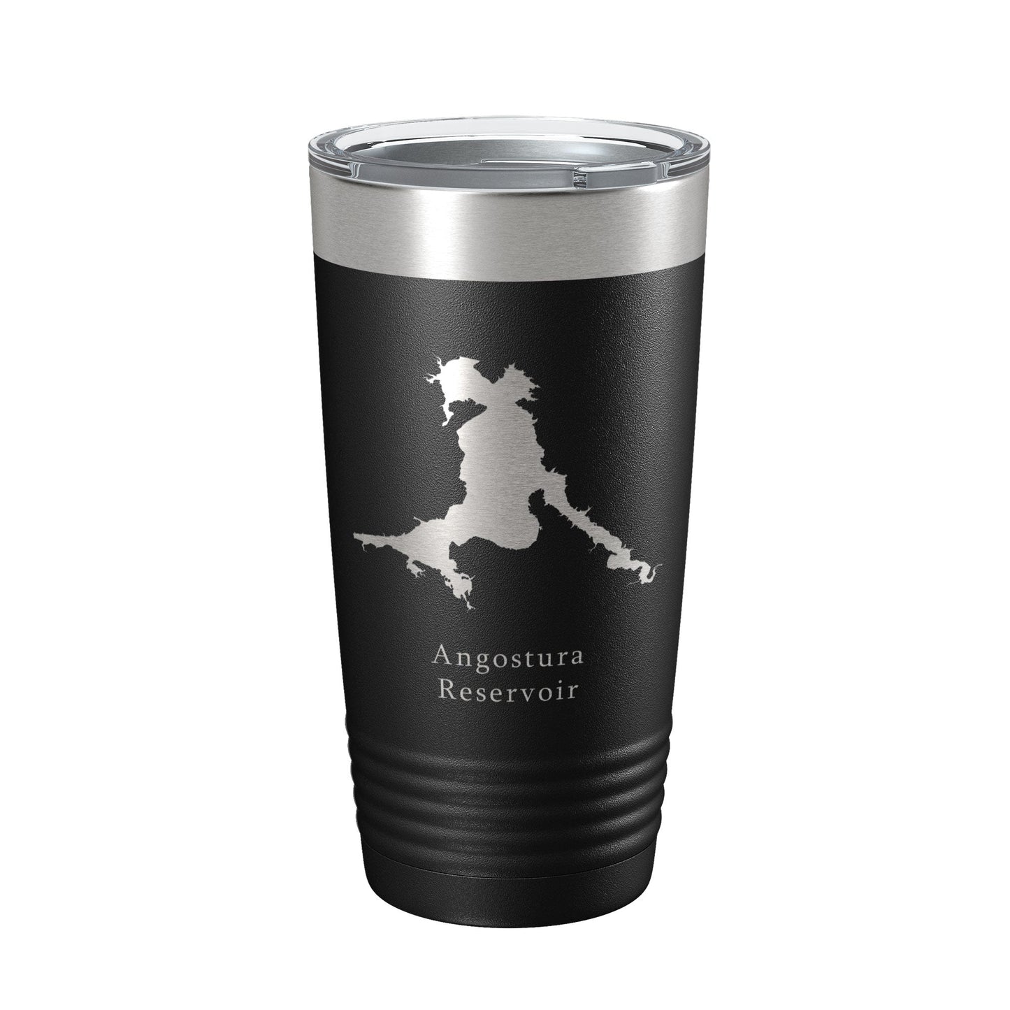 Angostura Reservoir Tumbler Lake Map Travel Mug Insulated Laser Engraved Coffee Cup South Dakota 20 oz-5