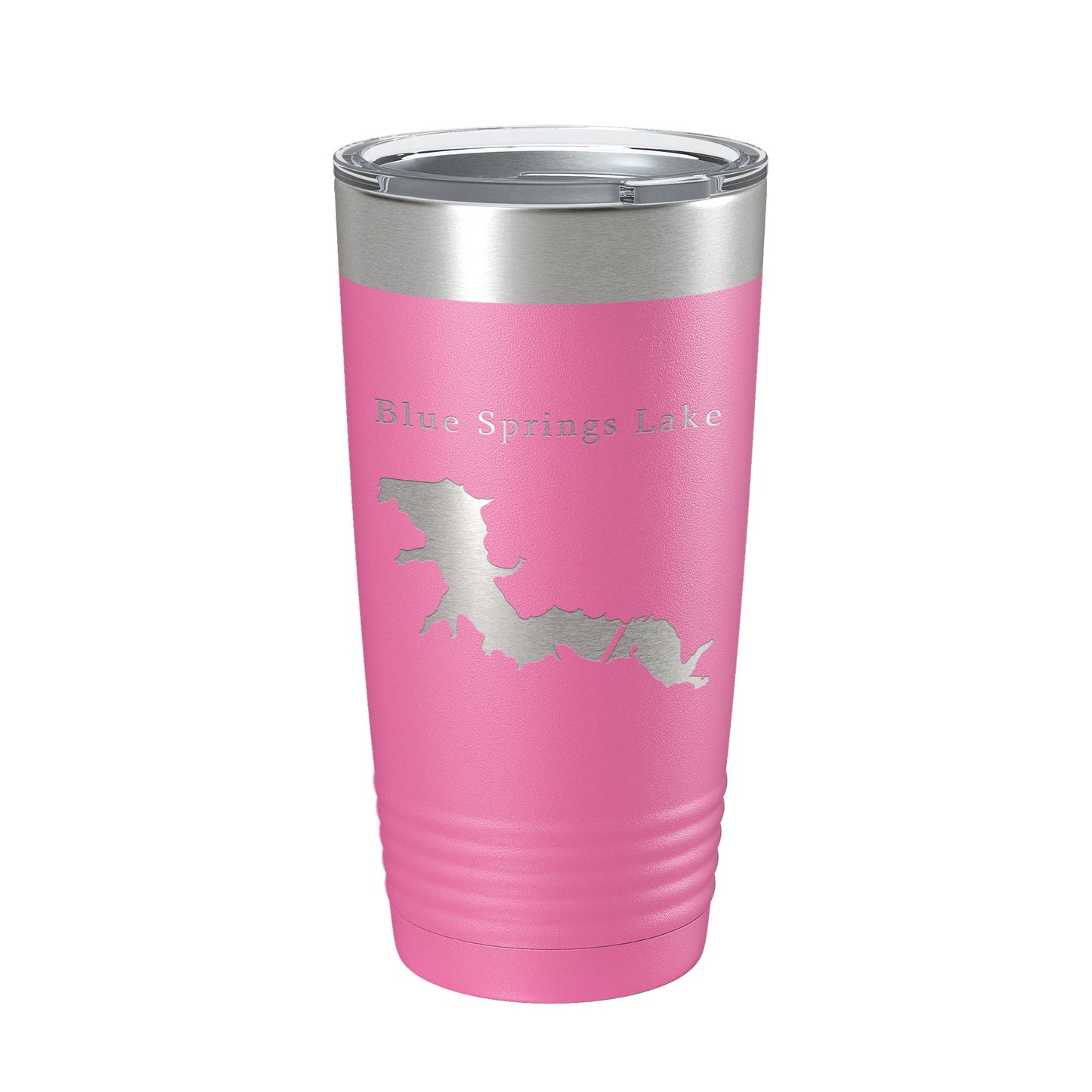 Blue Springs Lake Map Tumbler Travel Mug Insulated Laser Engraved Coffee Cup Missouri 20 oz-11