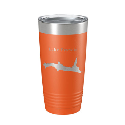 Lake Francis Map Tumbler Travel Mug Insulated Laser Engraved Coffee Cup New Hampshire 20 oz-17