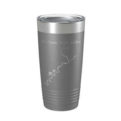Melton Hill Lake Map Tumbler Travel Mug Insulated Laser Engraved Coffee Cup Tennessee 20 oz-16
