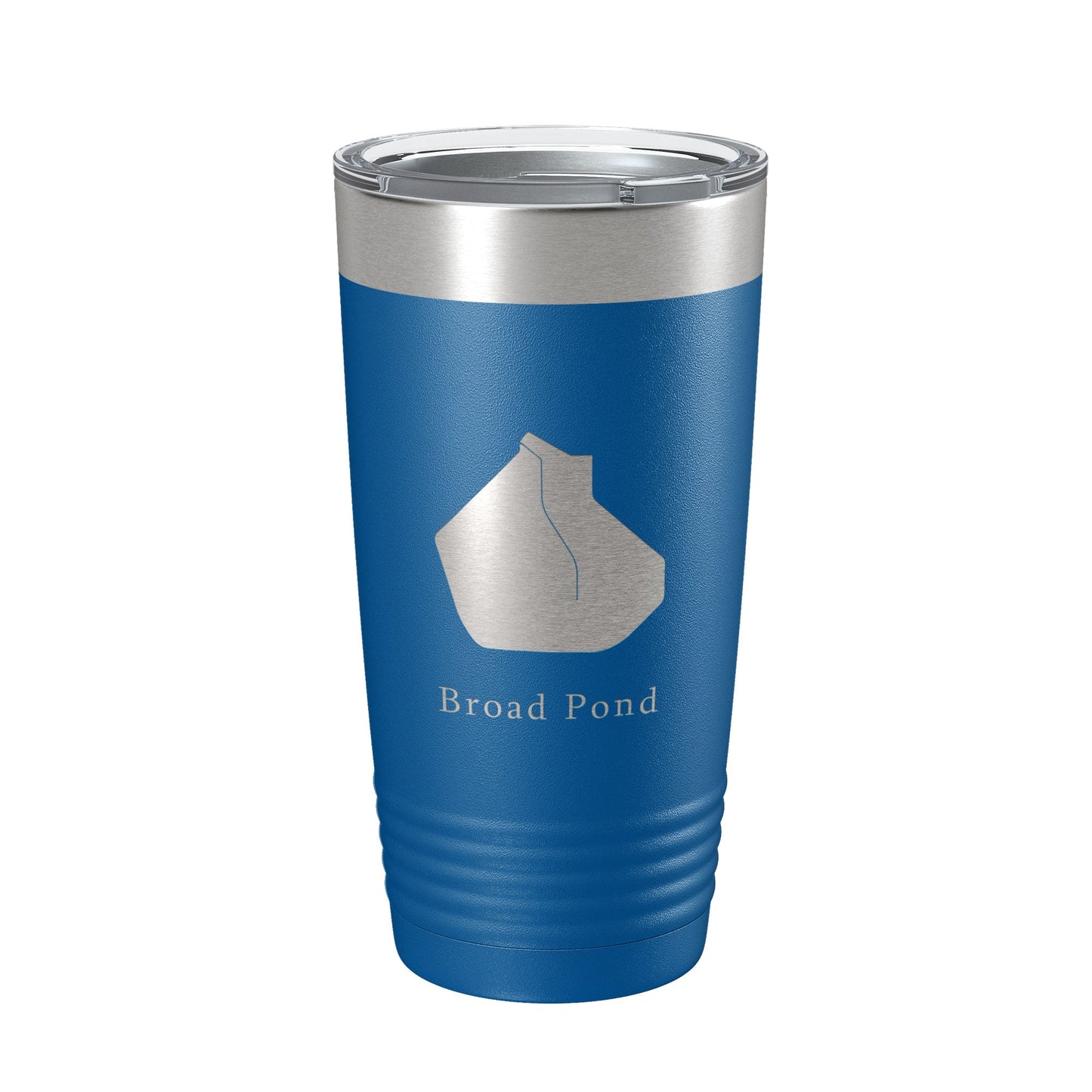 Broad Pond Tumbler Lake Map Travel Mug Insulated Laser Engraved Coffee Cup Indiana 20 oz-6