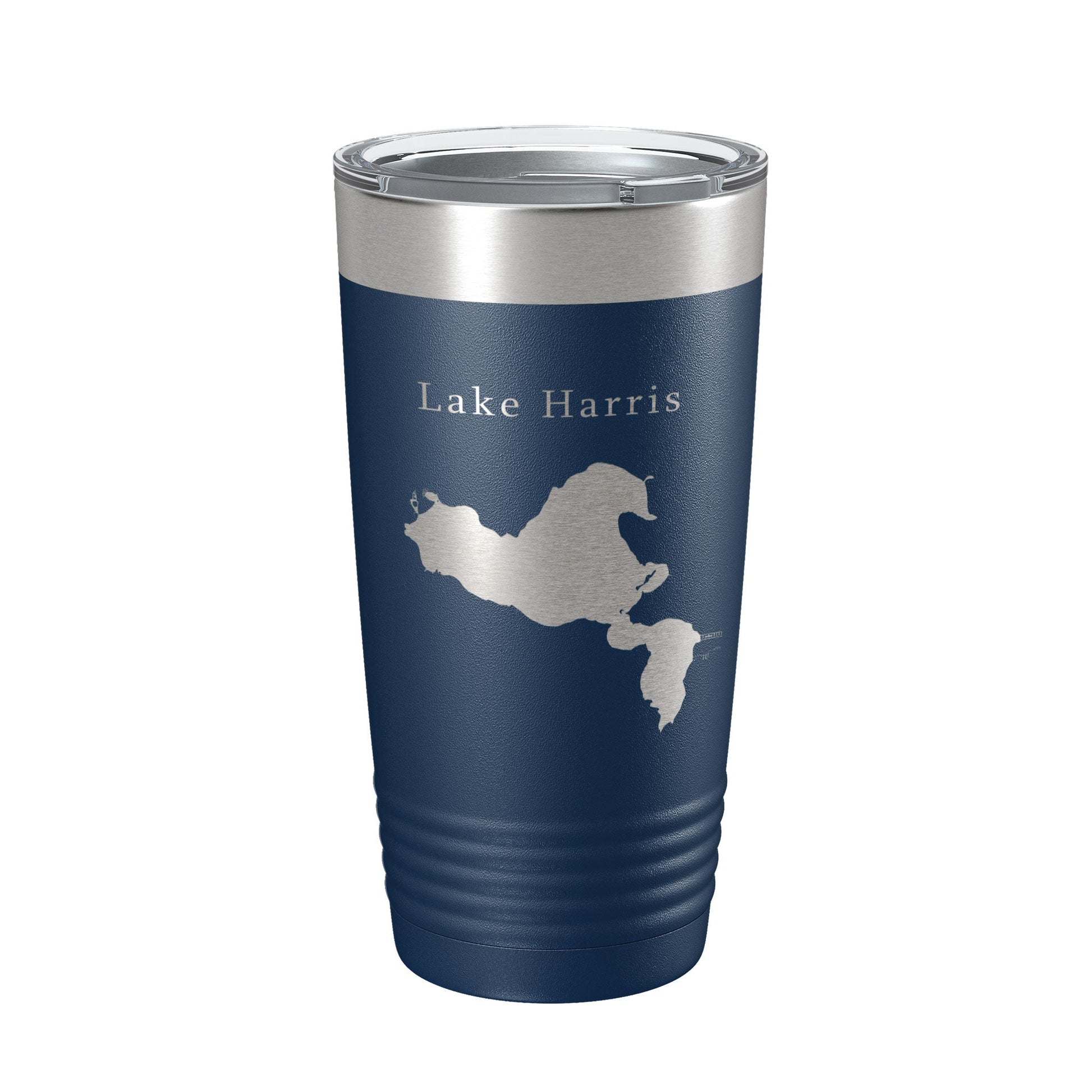 Lake Harris Map Tumbler Travel Mug Insulated Laser Engraved Coffee Cup Florida 20 oz-2