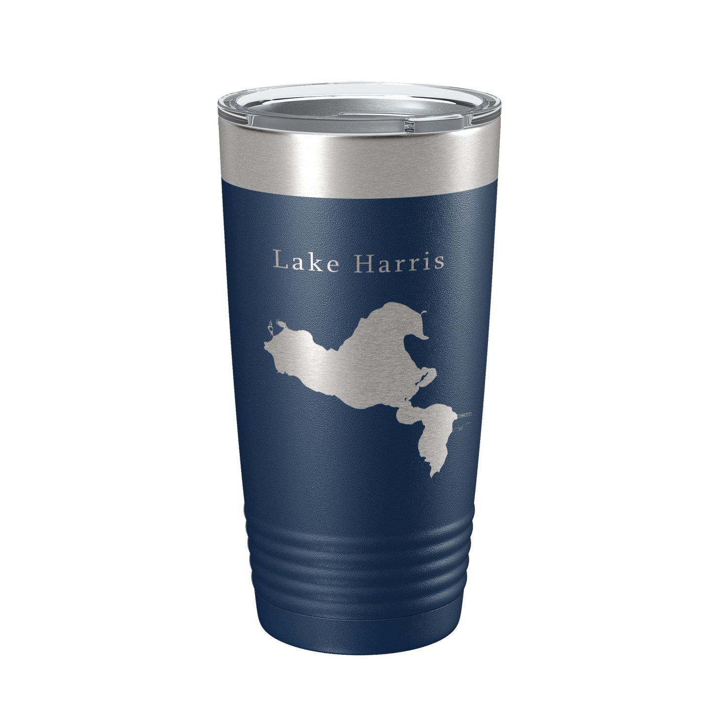 Lake Harris Map Tumbler Travel Mug Insulated Laser Engraved Coffee Cup Florida 20 oz-8