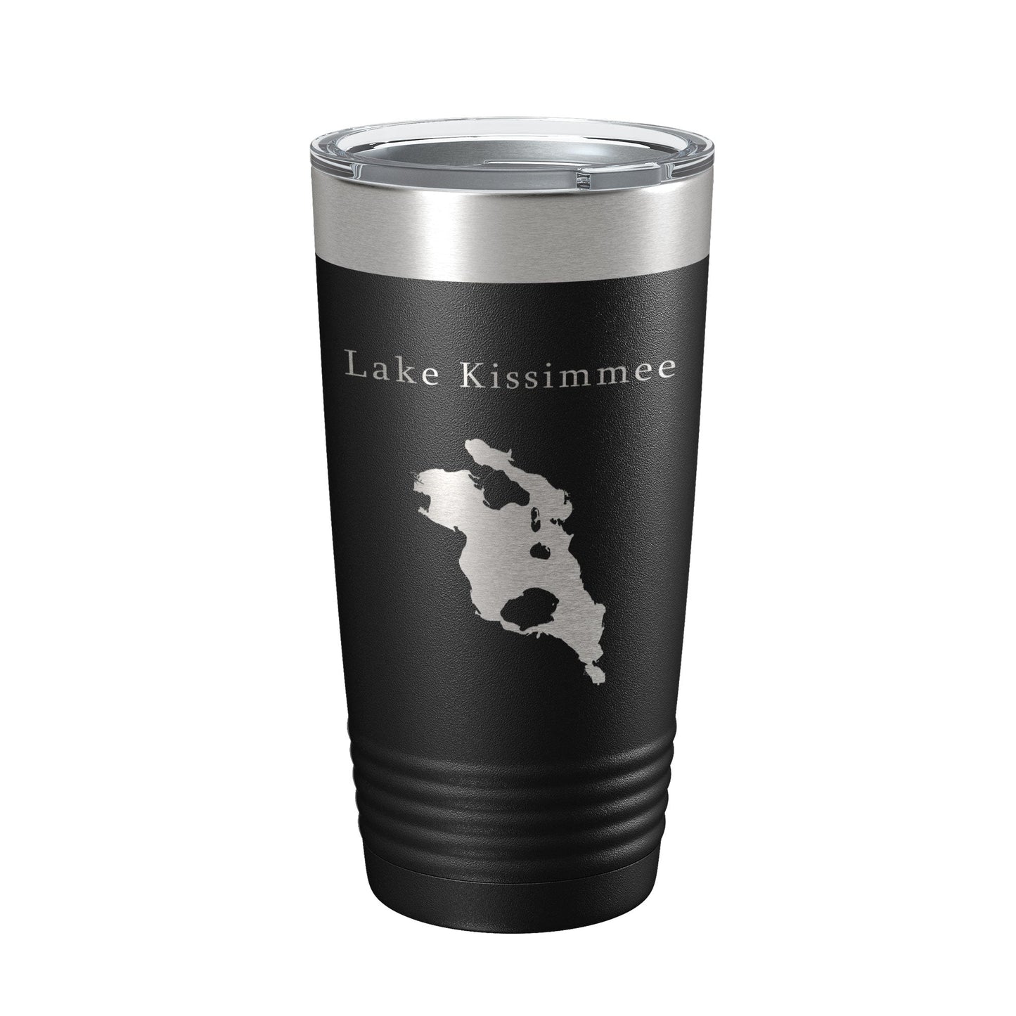 Lake Kissimmee Map Tumbler Travel Mug Insulated Laser Engraved Coffee Cup Florida 20 oz-0