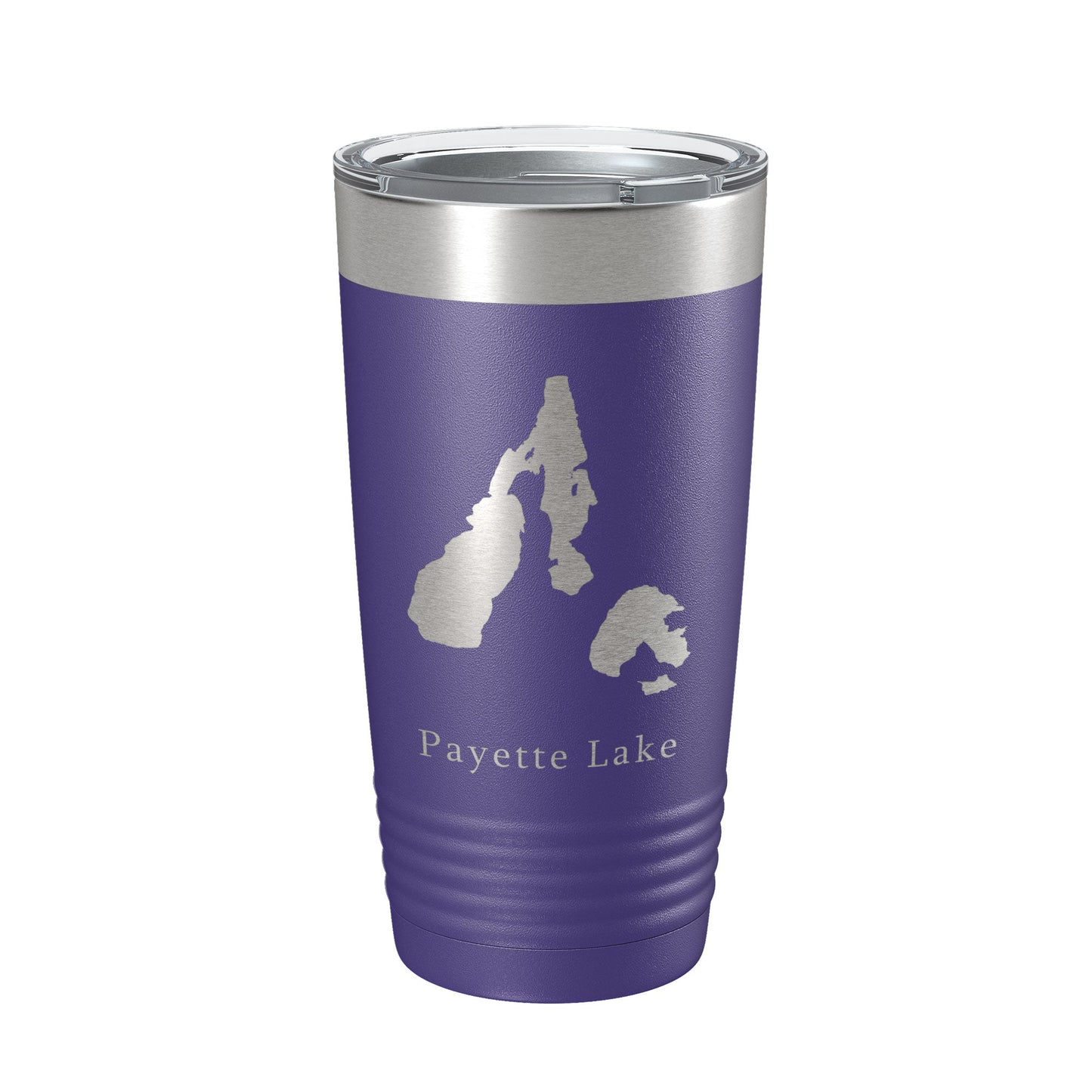 Payette Lake Map Tumbler Travel Mug Insulated Laser Engraved Coffee Cup Idaho 20 oz-15