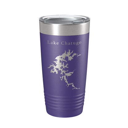 Lake Chatuge Map Tumbler Travel Mug Insulated Laser Engraved Coffee Cup Georgia North Carolina 20 oz-15