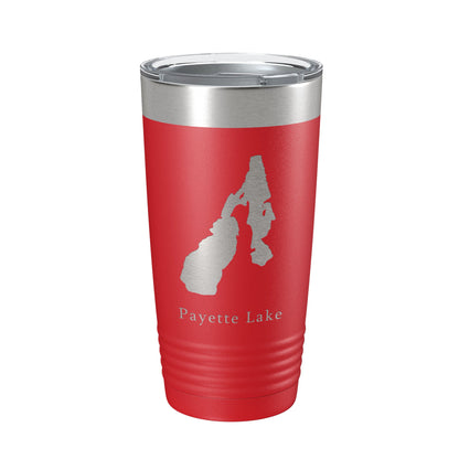 Payette Lake Map Tumbler Travel Mug Insulated Laser Engraved Coffee Cup Idaho 20 oz-10