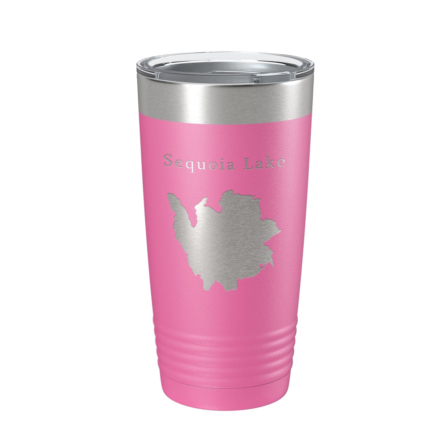 Sequoia Lake Map Tumbler Travel Mug Insulated Laser Engraved Coffee Cup California 20 oz-11