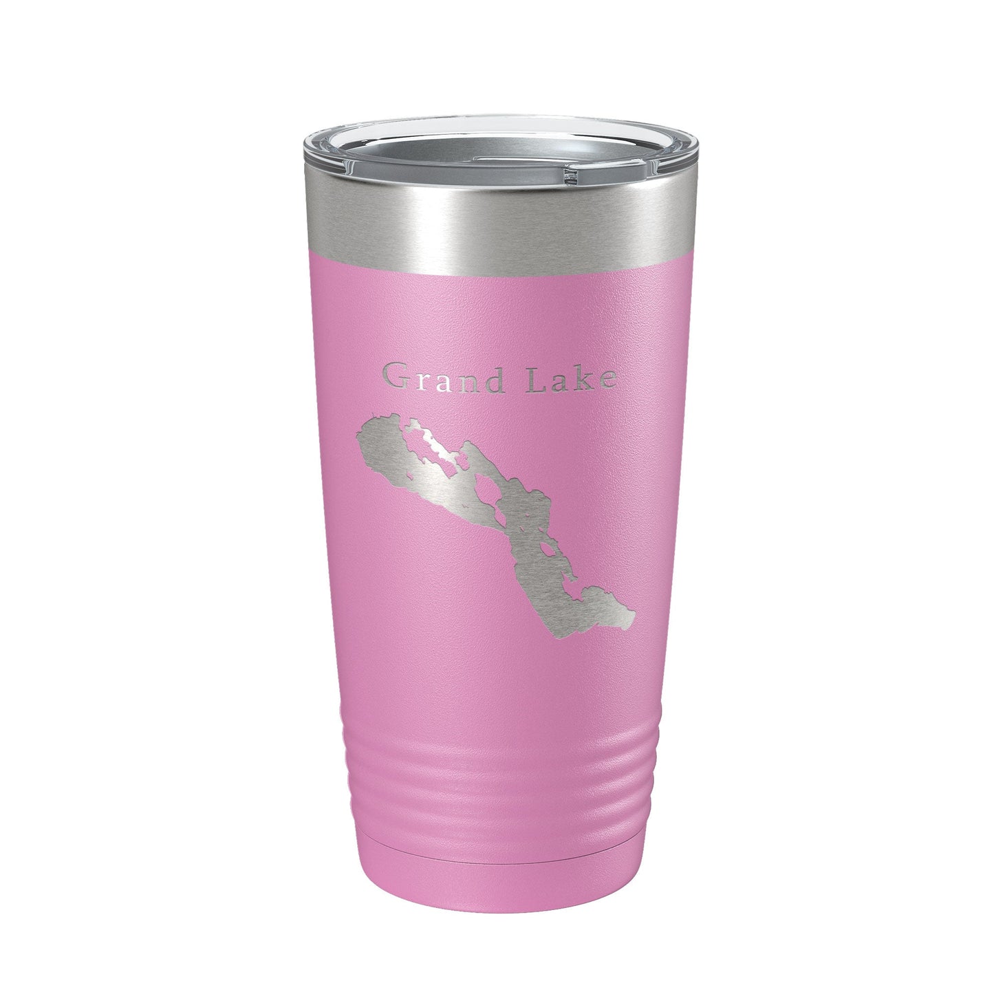 Grand Lake Map Tumbler Travel Mug Insulated Laser Engraved Coffee Cup Michigan 20 oz-14