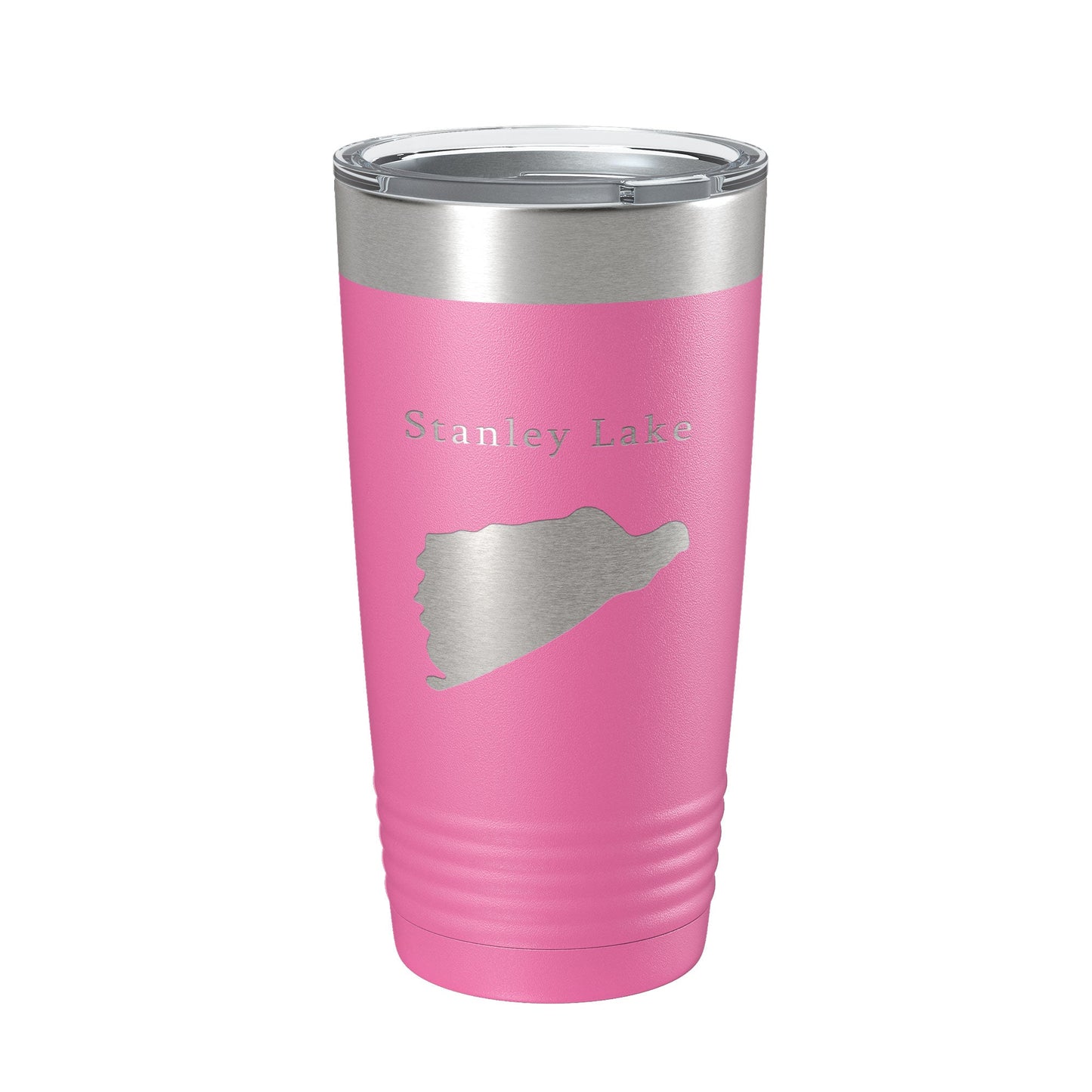 Stanley Lake Map Tumbler Travel Mug Insulated Laser Engraved Coffee Cup Idaho 20 oz-11