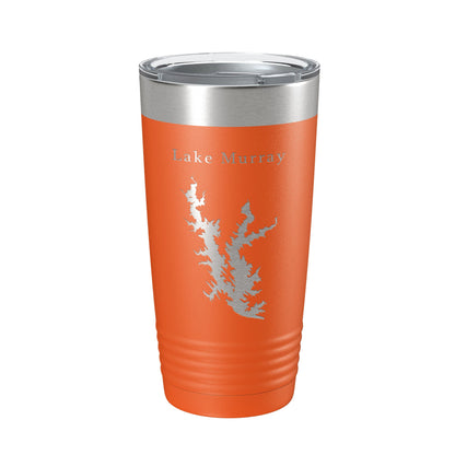 Lake Murray Map Tumbler Travel Mug Insulated Laser Engraved Coffee Cup Oklahoma 20 oz-17