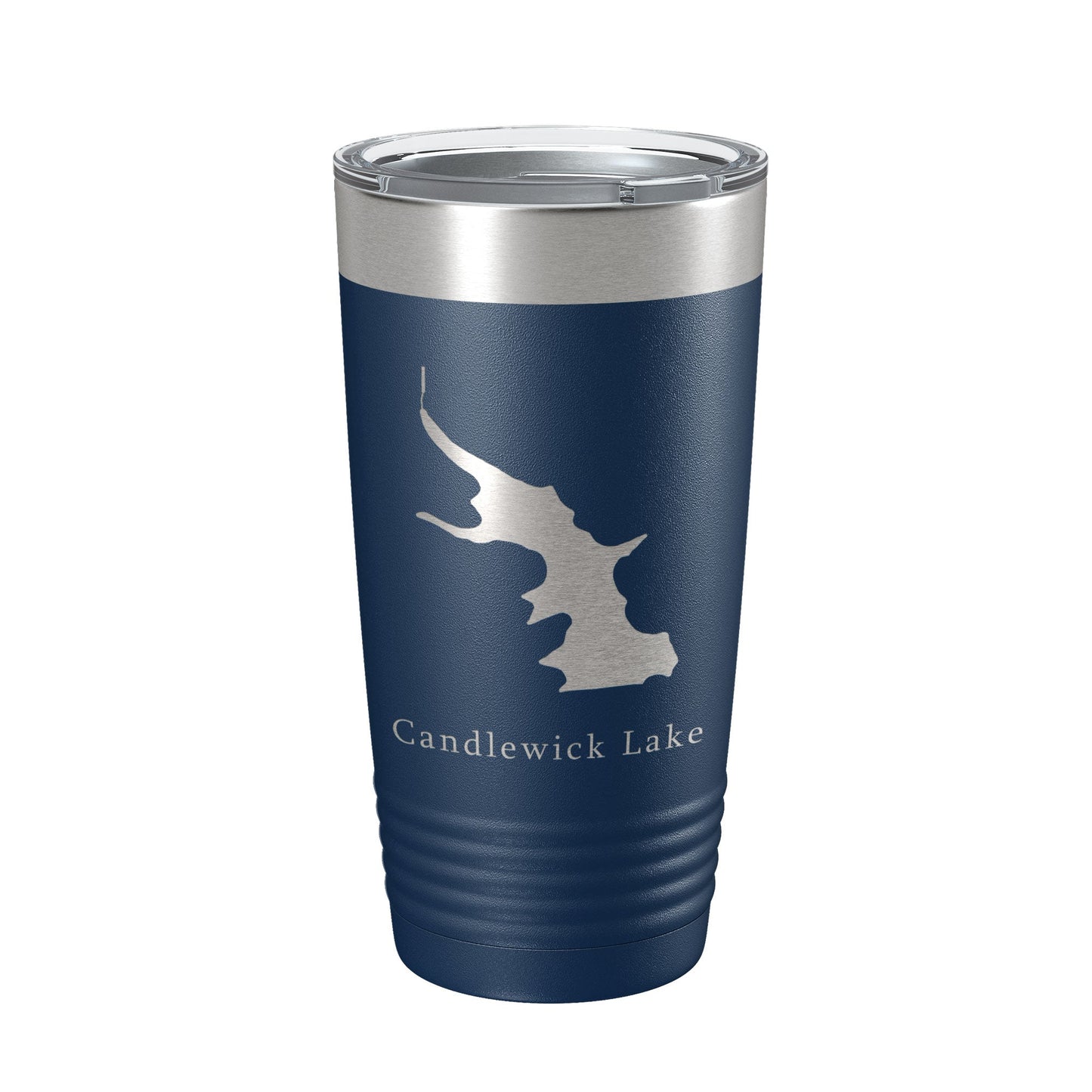 Candlewick Lake Map Tumbler Travel Mug Insulated Laser Engraved Coffee Cup Illinois 20 oz-8