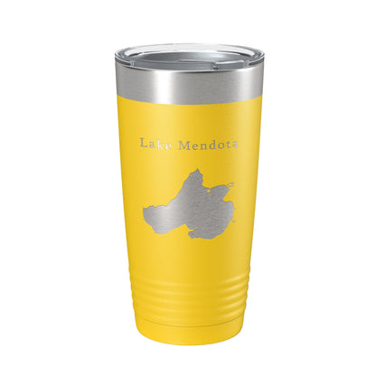 Lake Mendota Map Tumbler Travel Mug Insulated Laser Engraved Coffee Cup Wisconsin 20 oz-4