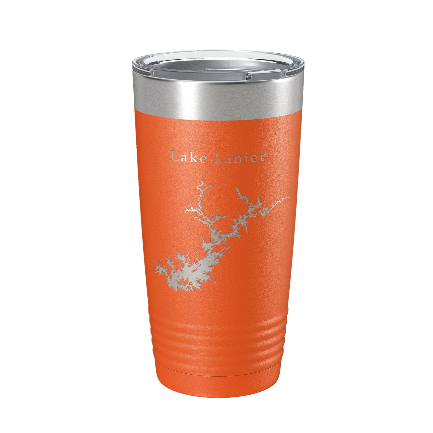 Lake Lanier Map Tumbler Travel Mug Insulated Laser Engraved Coffee Cup Sidney Georgia 20 oz-17