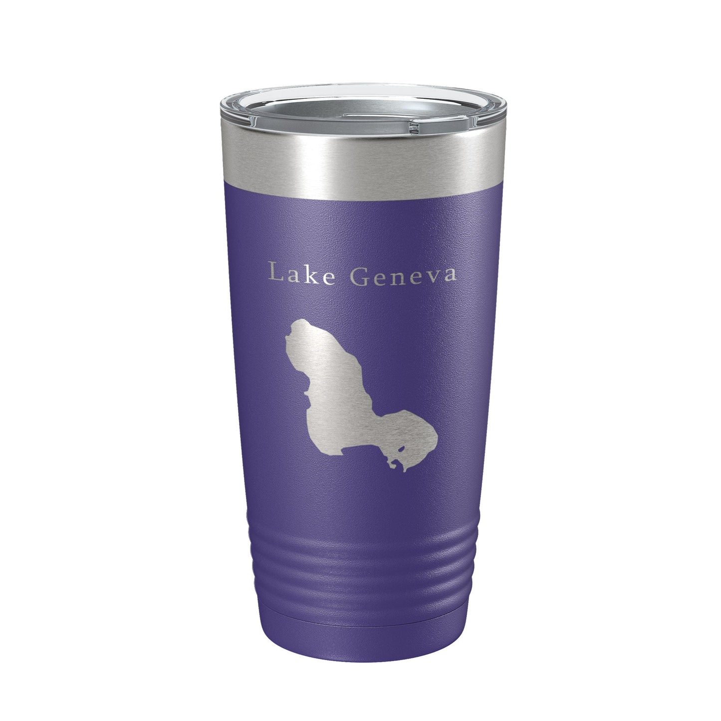 Lake Geneva Map Tumbler Travel Mug Insulated Laser Engraved Coffee Cup Florida 20 oz-15