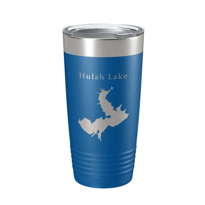 Hulah Lake Map Tumbler Travel Mug Insulated Laser Engraved Coffee Cup Oklahoma 20 oz-6
