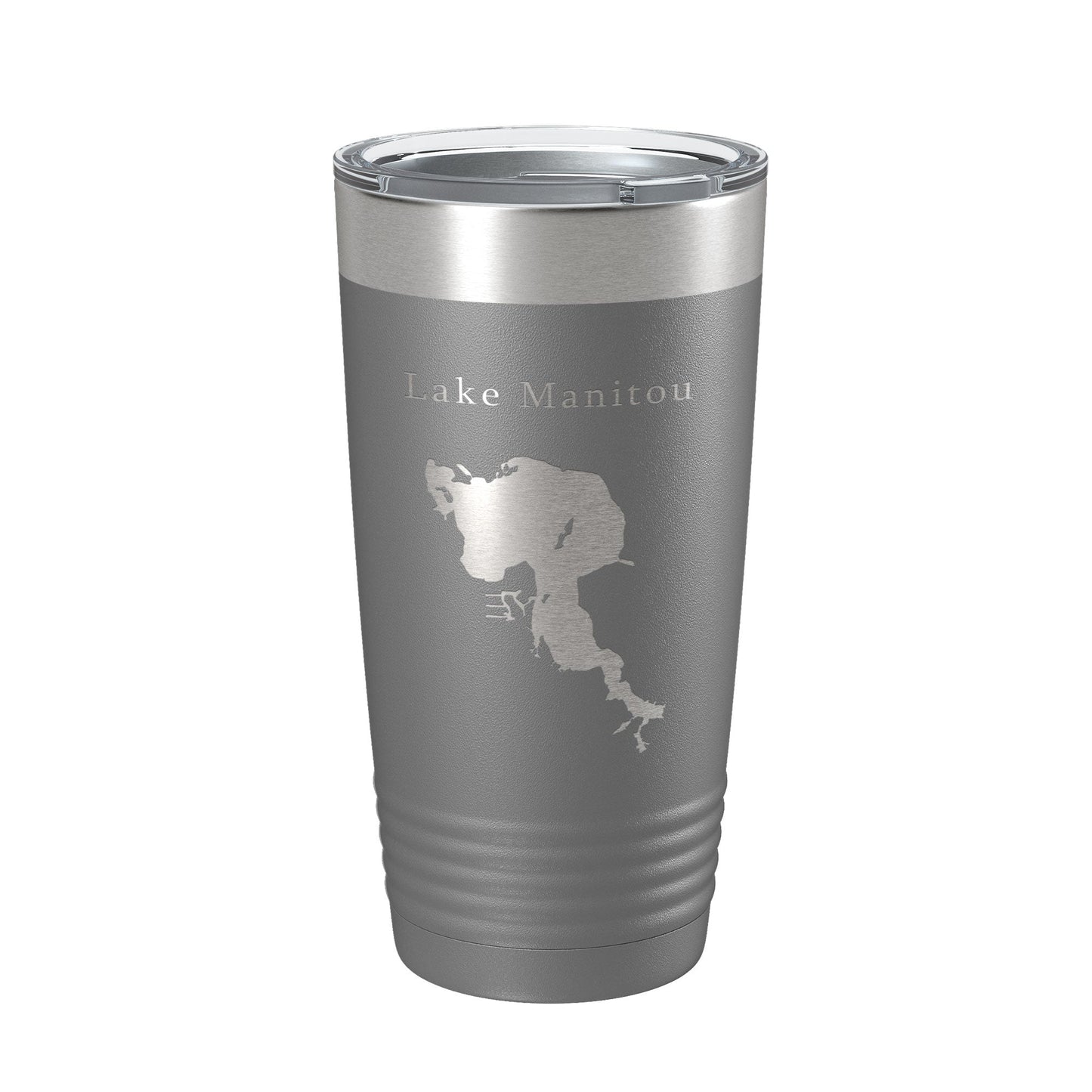 Lake Manitou Map Tumbler Travel Mug Insulated Laser Engraved Coffee Cup Indiana 20 oz-16