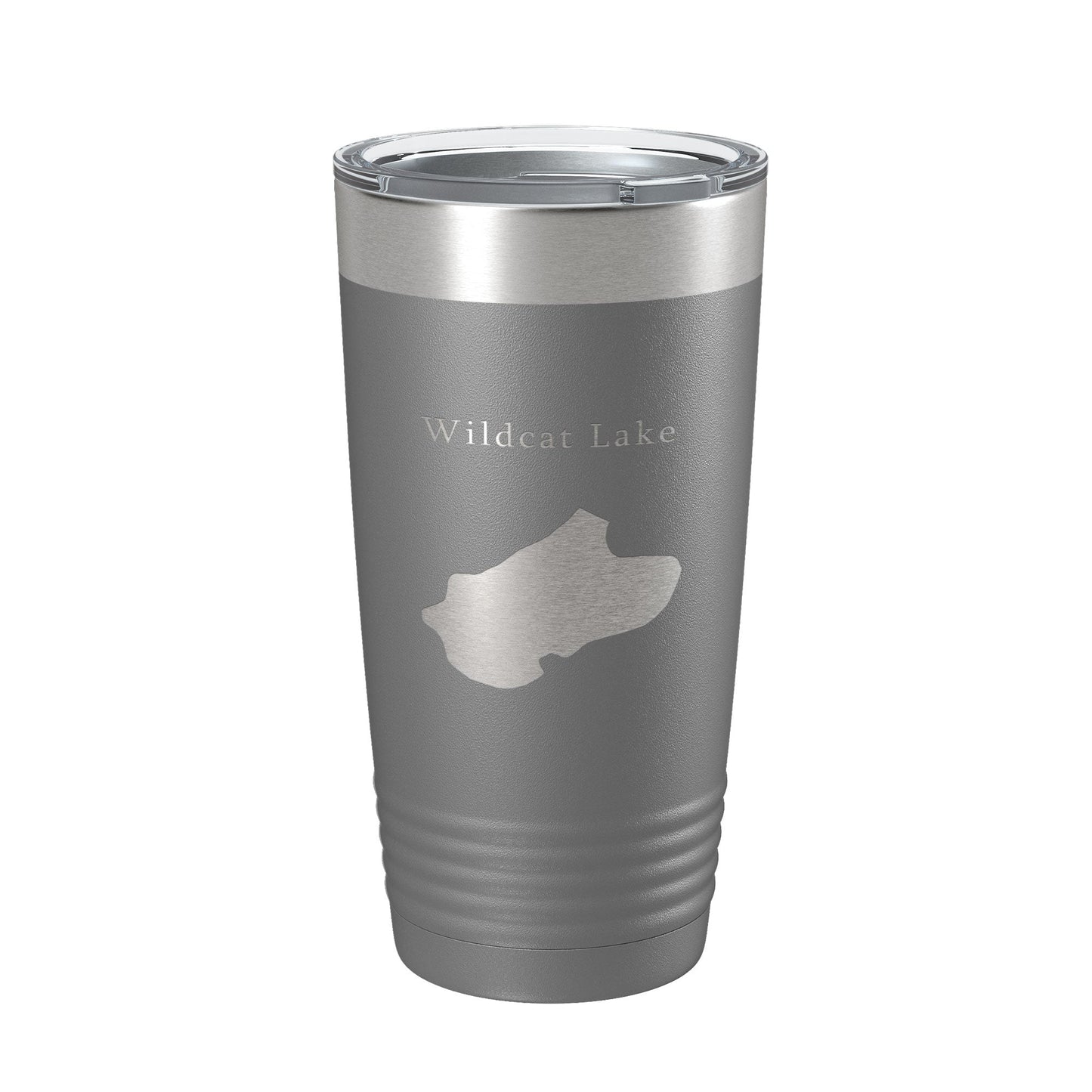 Wildcat Lake Map Tumbler Travel Mug Insulated Laser Engraved Coffee Cup Banner Elk North Carolina 20 oz-16