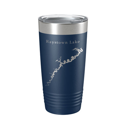 Raystown Lake Map Tumbler Travel Mug Insulated Laser Engraved Coffee Cup Pennsylvania 20 oz-8