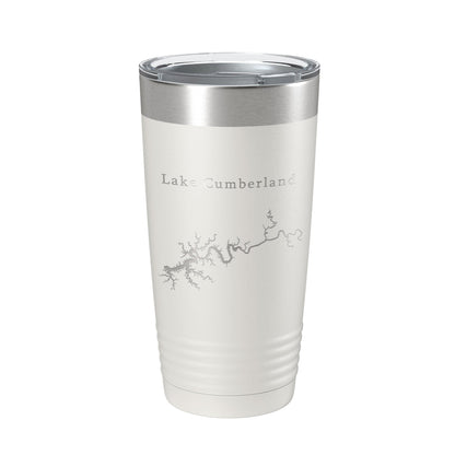 Lake Cumberland Map Tumbler Travel Mug Insulated Laser Engraved Coffee Cup Kentucky 20 oz-7