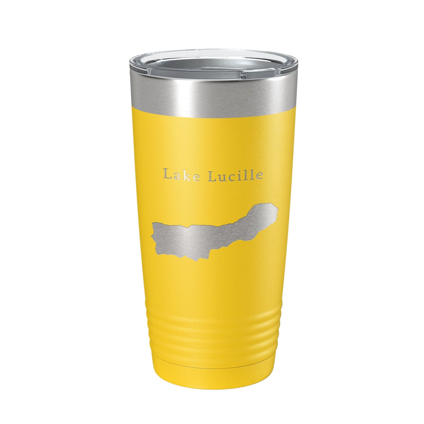 Lake Lucille Map Tumbler Travel Mug Insulated Laser Engraved Coffee Cup Alaska 20 oz-4