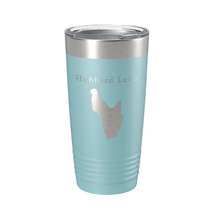 Hubbard Lake Map Tumbler Travel Mug Insulated Laser Engraved Coffee Cup Michigan 20 oz-13