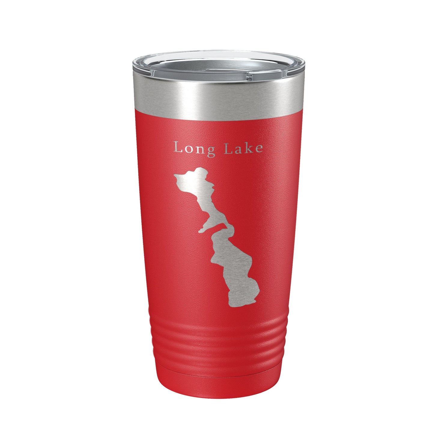 Long Lake Map Tumbler Travel Mug Insulated Laser Engraved Coffee Cup Minneapolis St. Paul Minnesota 20 oz-10