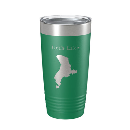 Utah Lake Map Tumbler Travel Mug Insulated Laser Engraved Coffee Cup Provo Utah 20 oz-9