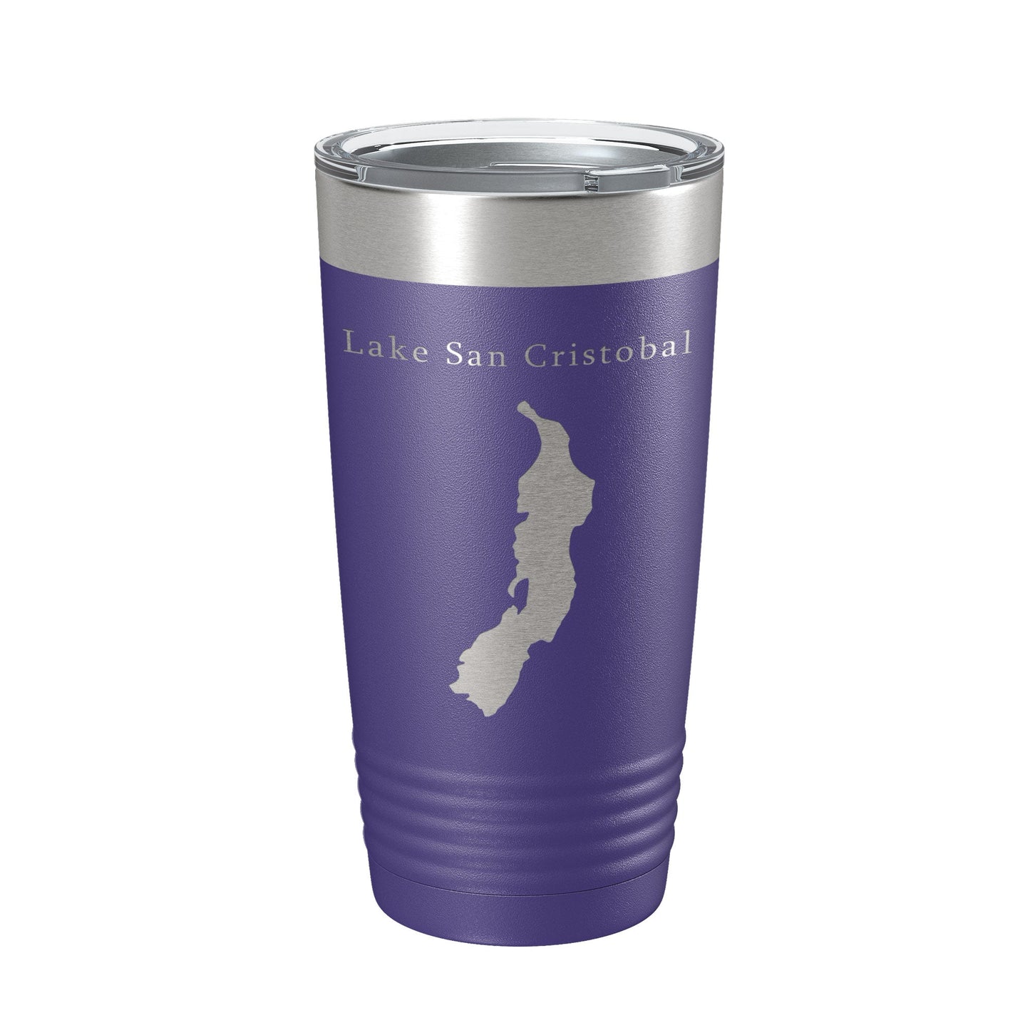 Lake San Cristobal Map Tumbler Travel Mug Insulated Laser Engraved Coffee Cup Colorado 20 oz-15