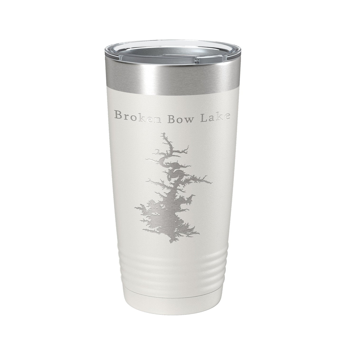Broken Bow Lake Map Tumbler Travel Mug Insulated Laser Engraved Coffee Cup Oklahoma 20 oz-7