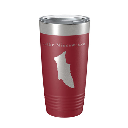 Lake Minnewaska Map Tumbler Travel Mug Insulated Laser Engraved Coffee Cup New York 20 oz-18