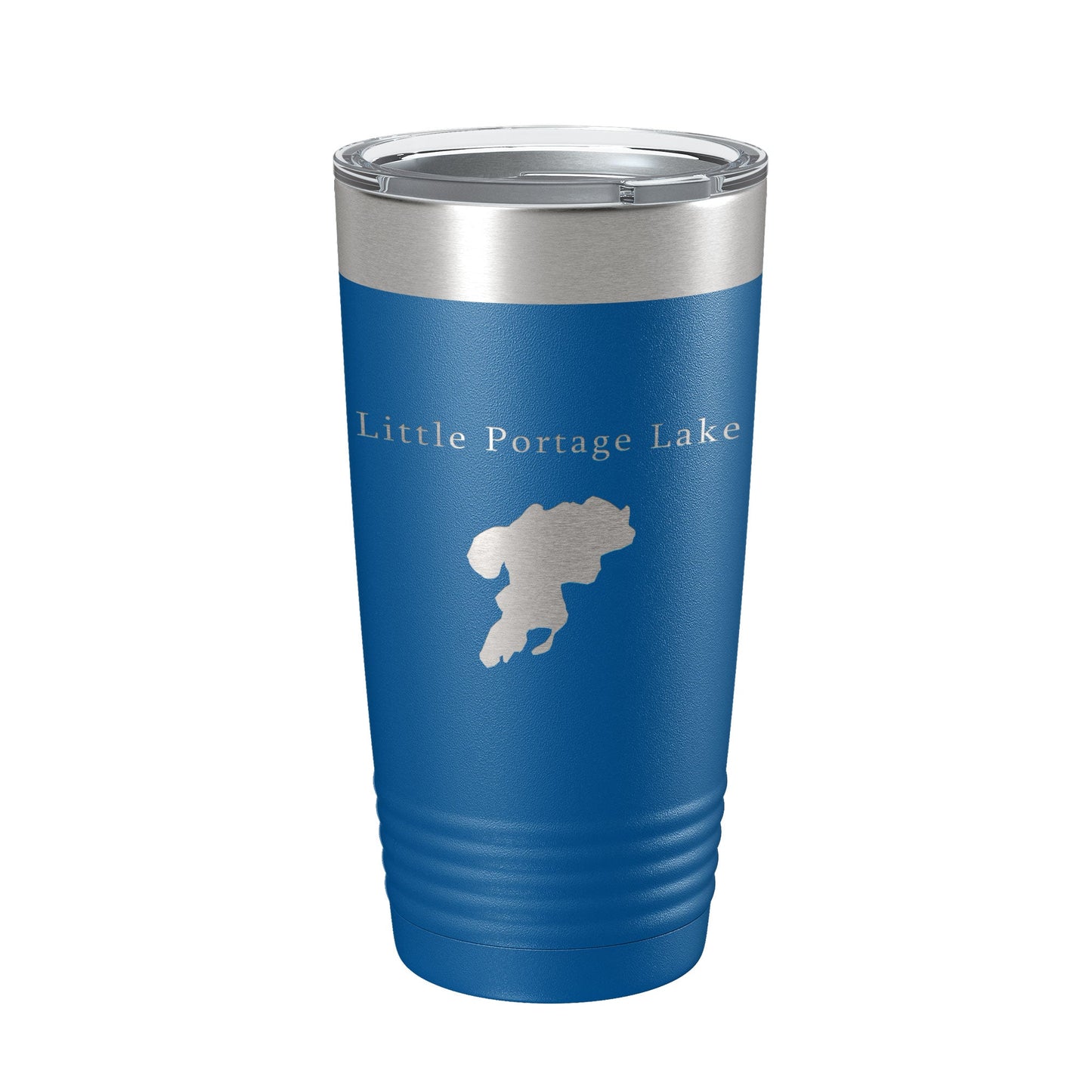 Little Portage Lake Map Tumbler Travel Mug Insulated Laser Engraved Coffee Cup Huron River Chain of Lakes Michigan 20 oz-6