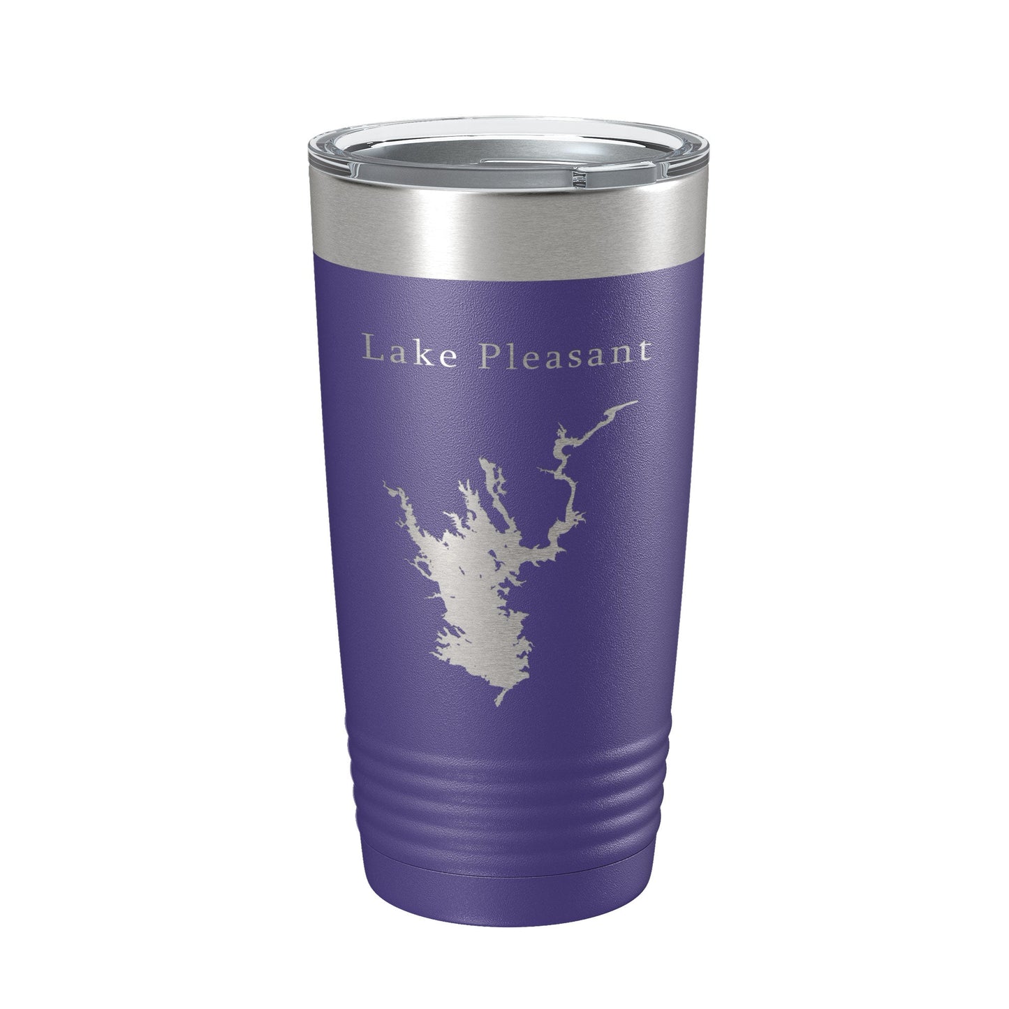 Lake Pleasant Map Tumbler Travel Mug Insulated Laser Engraved Coffee Cup Arizona 20 oz-15