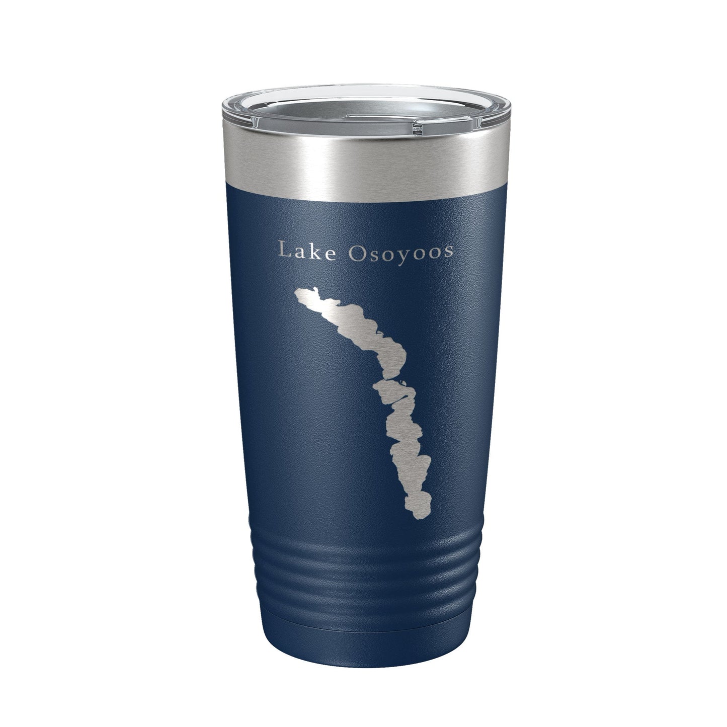 Lake Osoyoos Map Tumbler Travel Mug Insulated Laser Engraved Coffee Cup Washington BC 20 oz-8