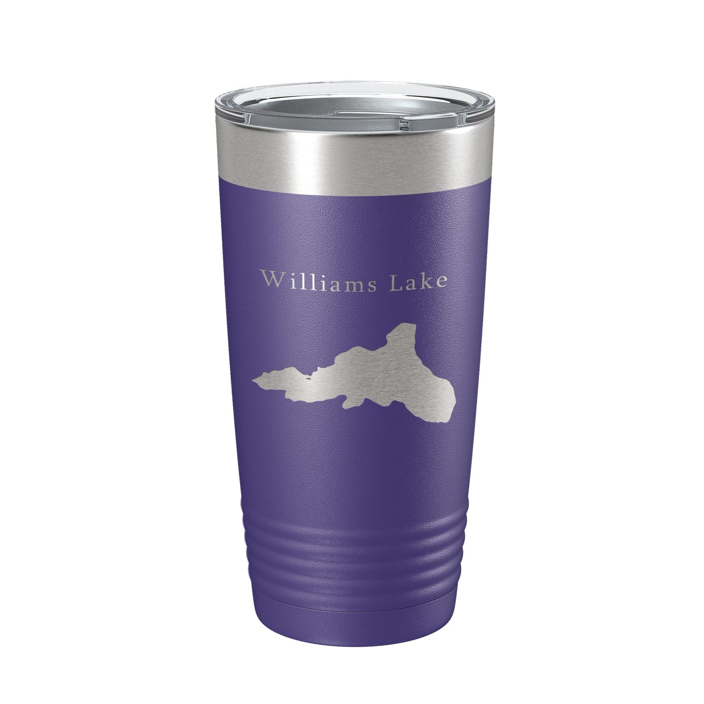 Williams Lake Map Tumbler Travel Mug Insulated Laser Engraved Coffee Cup Idaho 20 oz-15