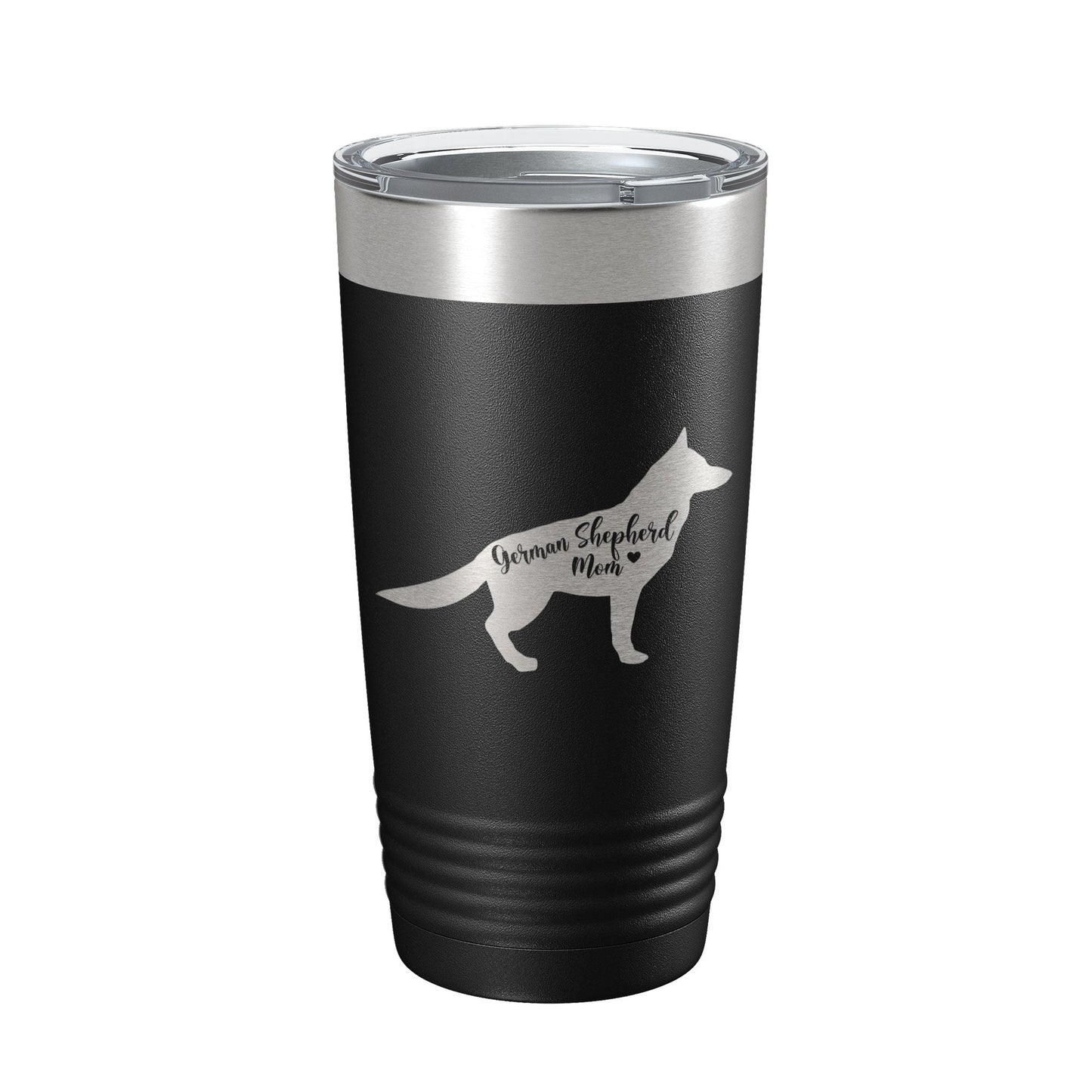 German Shepherd Mom Tumbler Dog Travel Mug Gift Insulated Laser Engraved Coffee Cup 20 oz-5