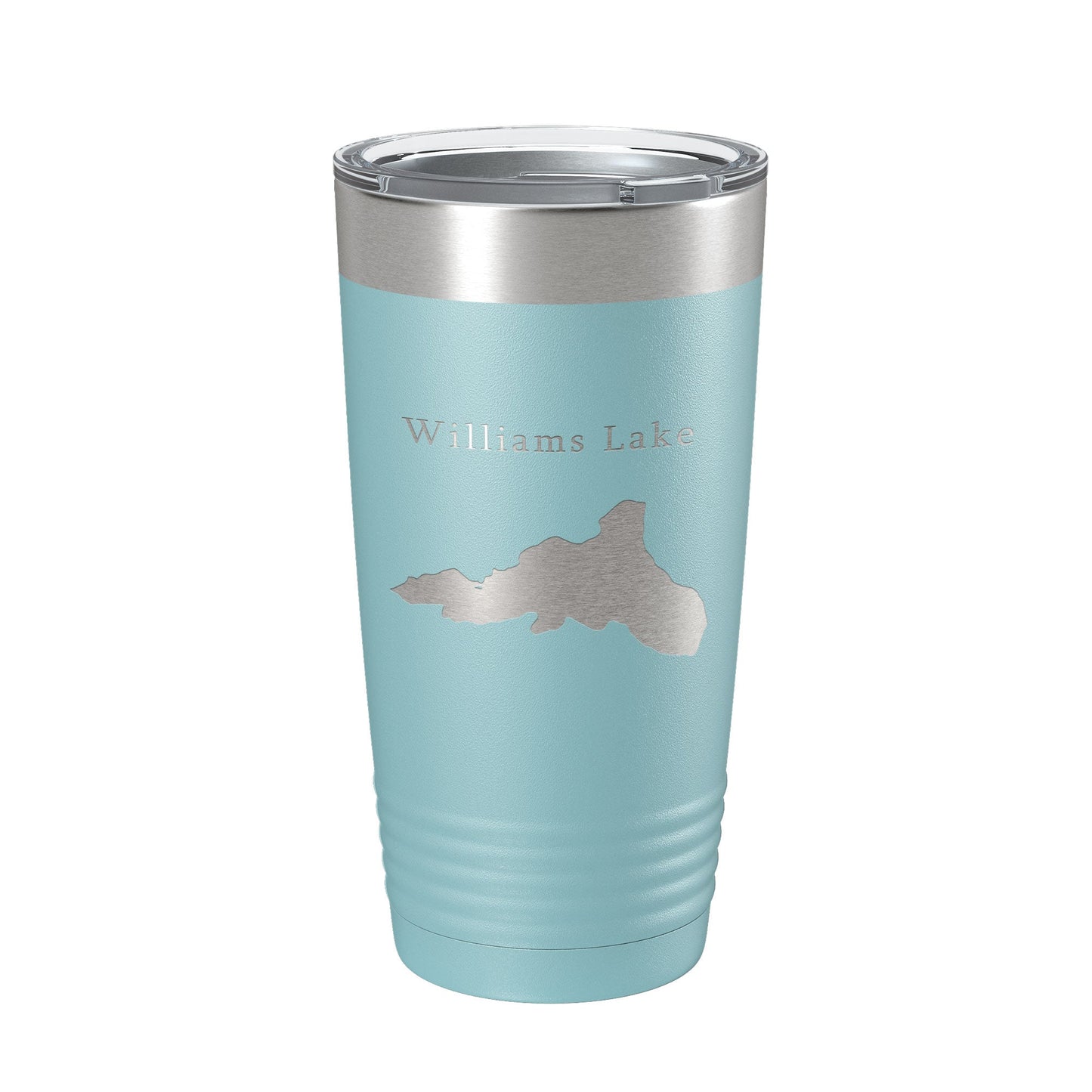 Williams Lake Map Tumbler Travel Mug Insulated Laser Engraved Coffee Cup Idaho 20 oz-13