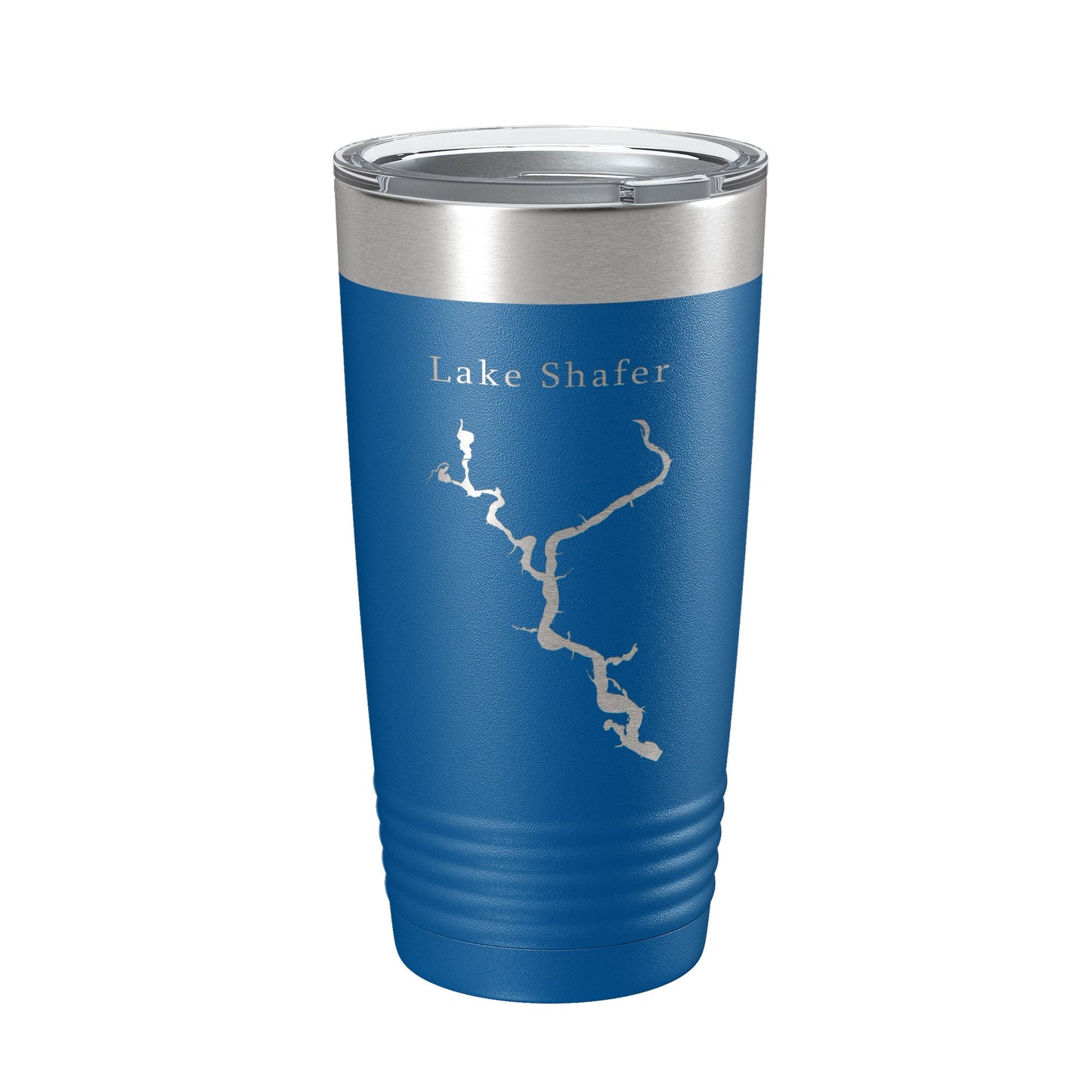 Lake Shafer Map Tumbler Travel Mug Insulated Laser Engraved Coffee Cup Indiana 20 oz-6