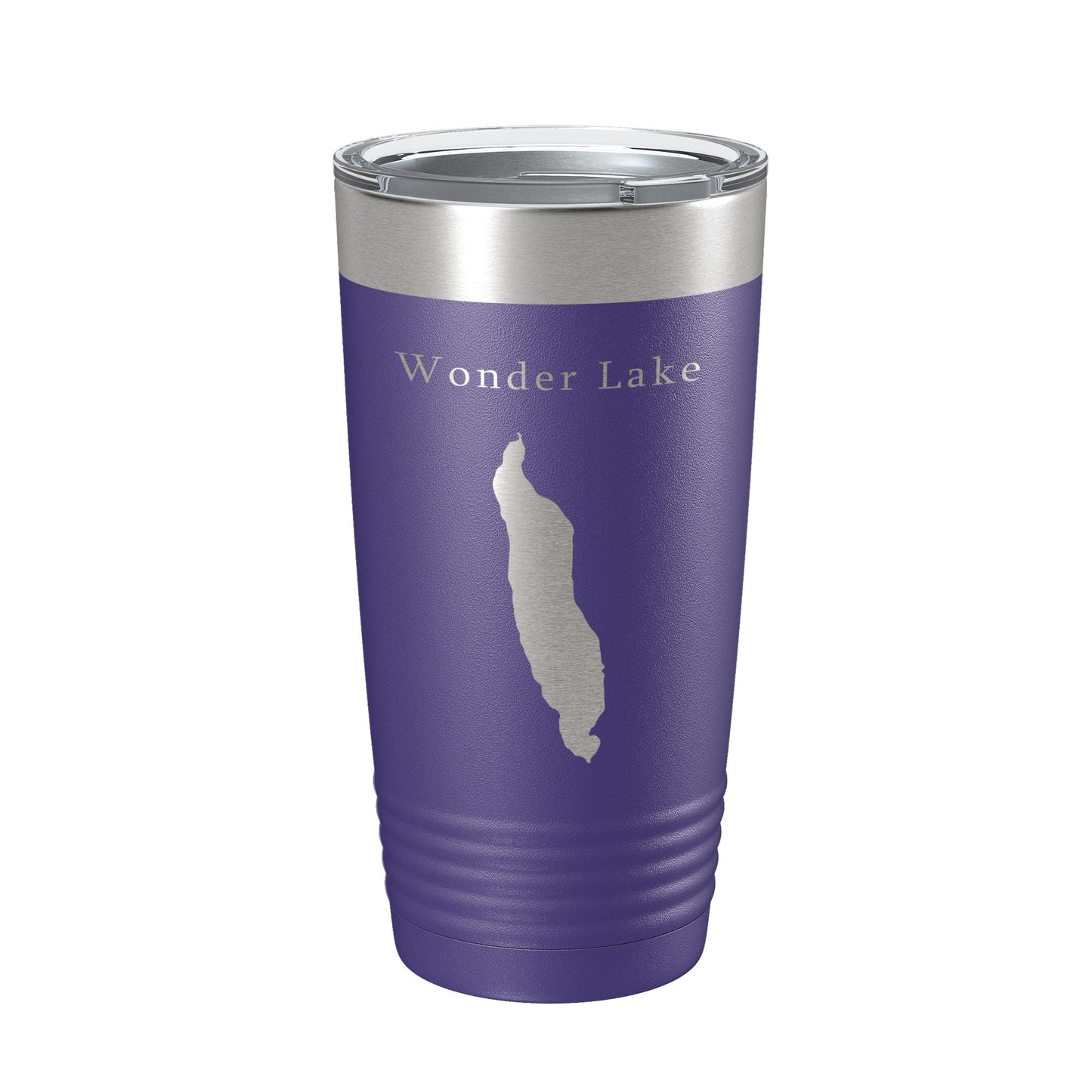 Wonder Lake Map Tumbler Travel Mug Insulated Laser Engraved Coffee Cup Alaska 20 oz-15