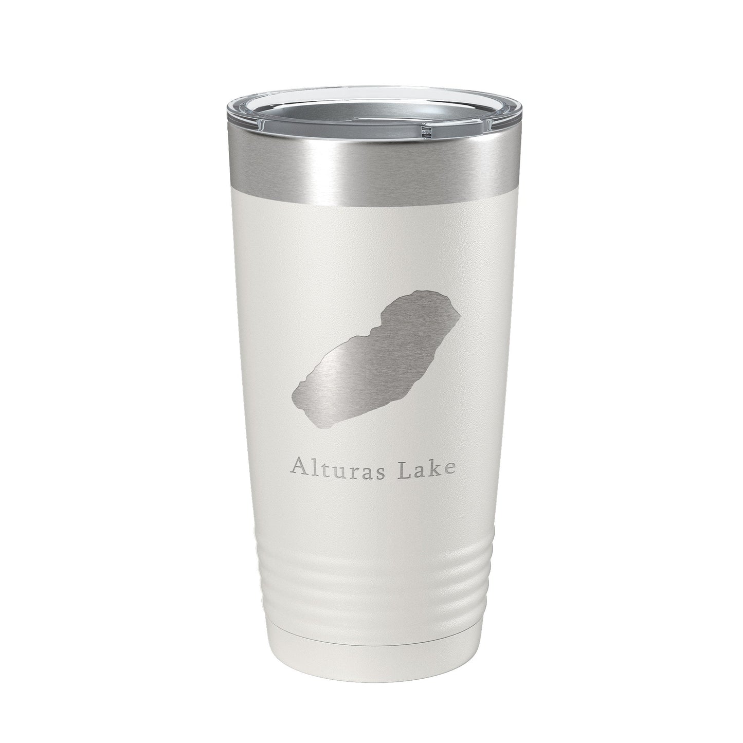 Alturas Lake Map Tumbler Travel Mug Insulated Laser Engraved Coffee Cup Idaho 20 oz-7