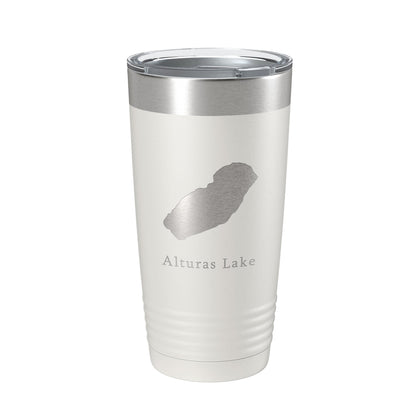 Alturas Lake Map Tumbler Travel Mug Insulated Laser Engraved Coffee Cup Idaho 20 oz-7