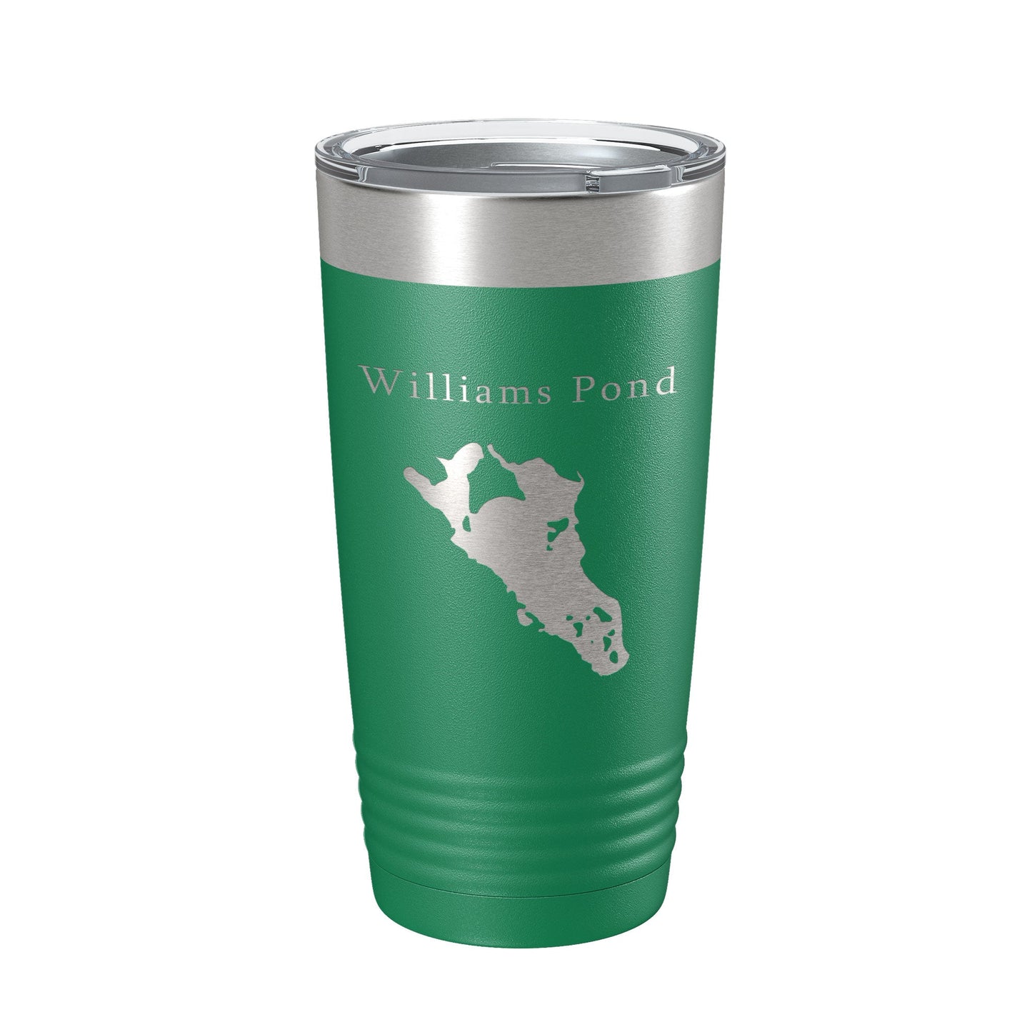 Williams Pond Tumbler Lake Map Travel Mug Insulated Laser Engraved Coffee Cup Connecticut 20 oz-9