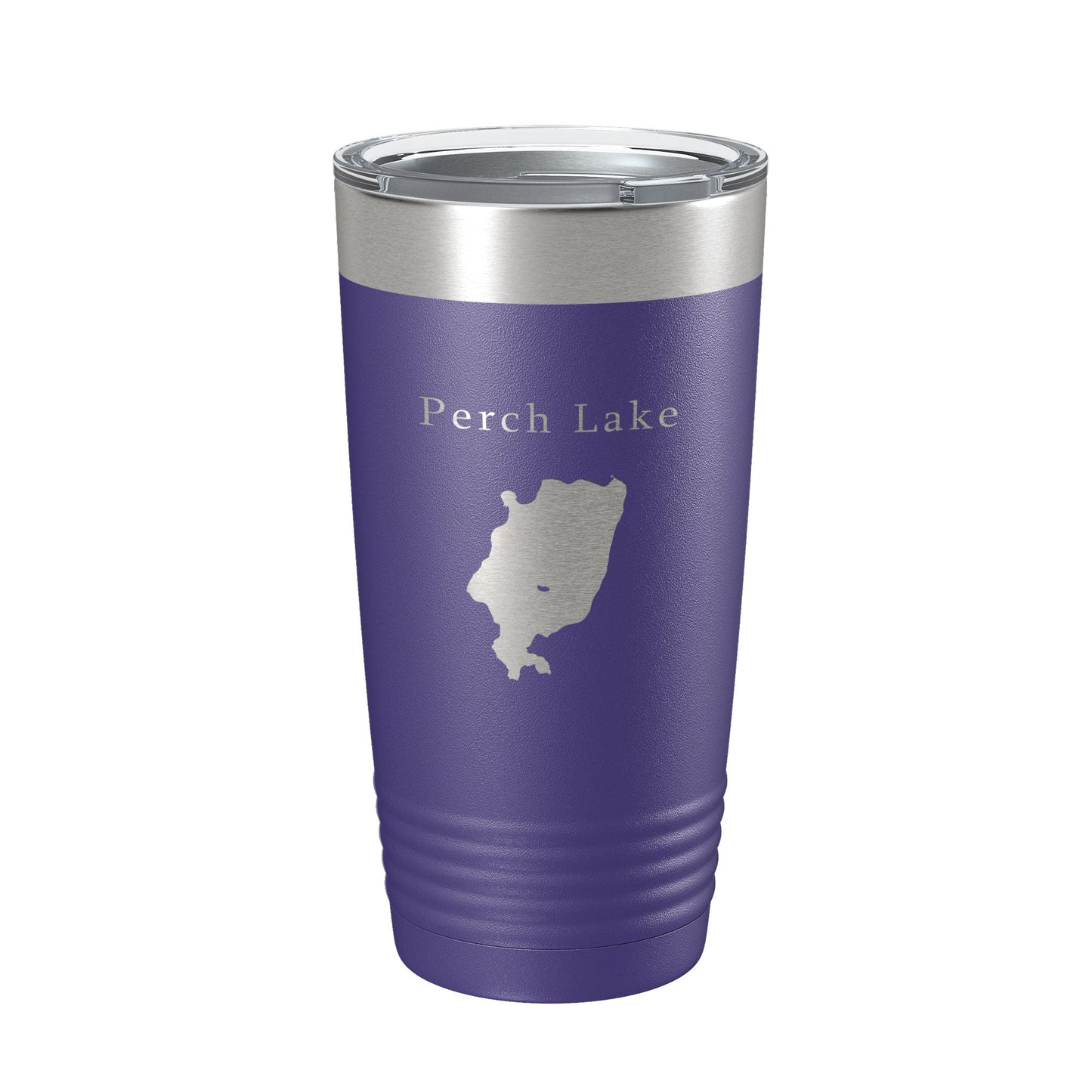 Perch Lake Map Tumbler Travel Mug Insulated Laser Engraved Coffee Cup Michigan 20 oz-15
