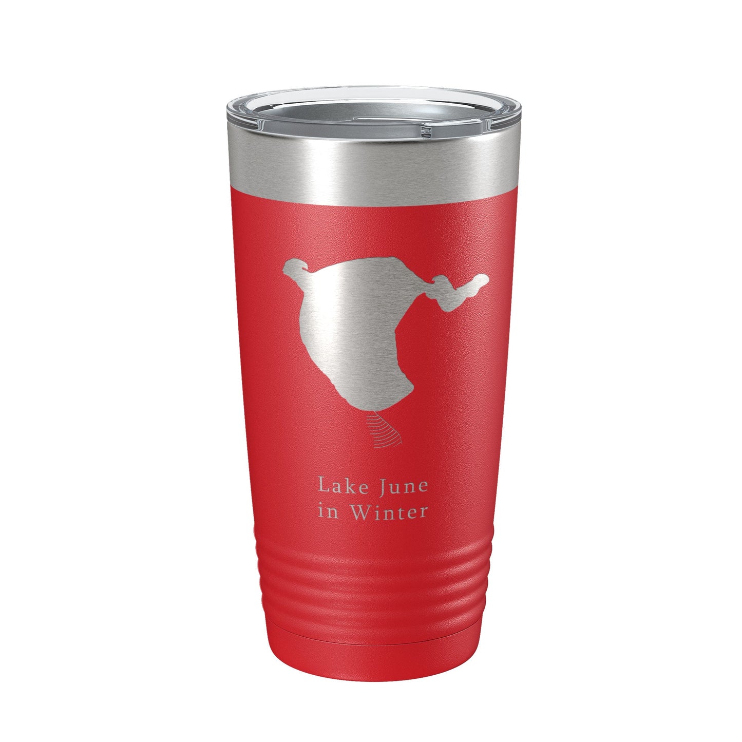 Lake June in Winter Map Tumbler Travel Mug Insulated Laser Engraved Coffee Cup Florida 20 oz-10