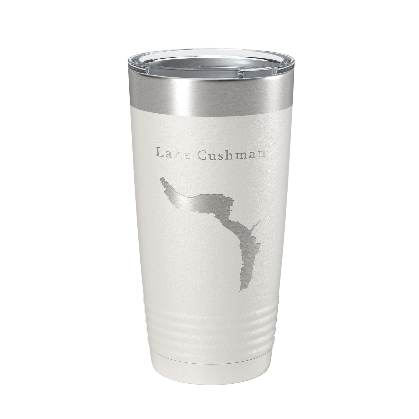 Lake Cushman Map Tumbler Travel Mug Insulated Laser Engraved Coffee Cup Washington 20 oz-7