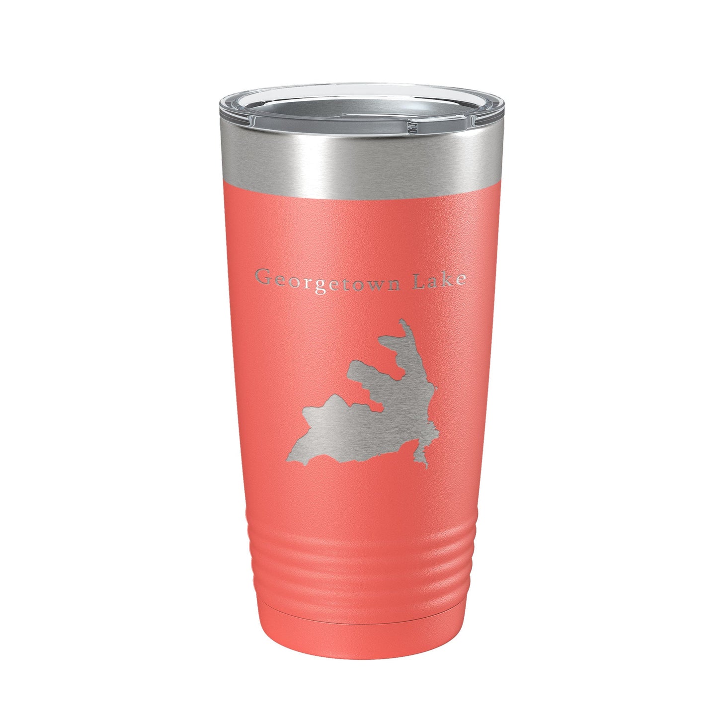 Georgetown Lake Map Tumbler Travel Mug Insulated Laser Engraved Coffee Cup Montana 20 oz-20