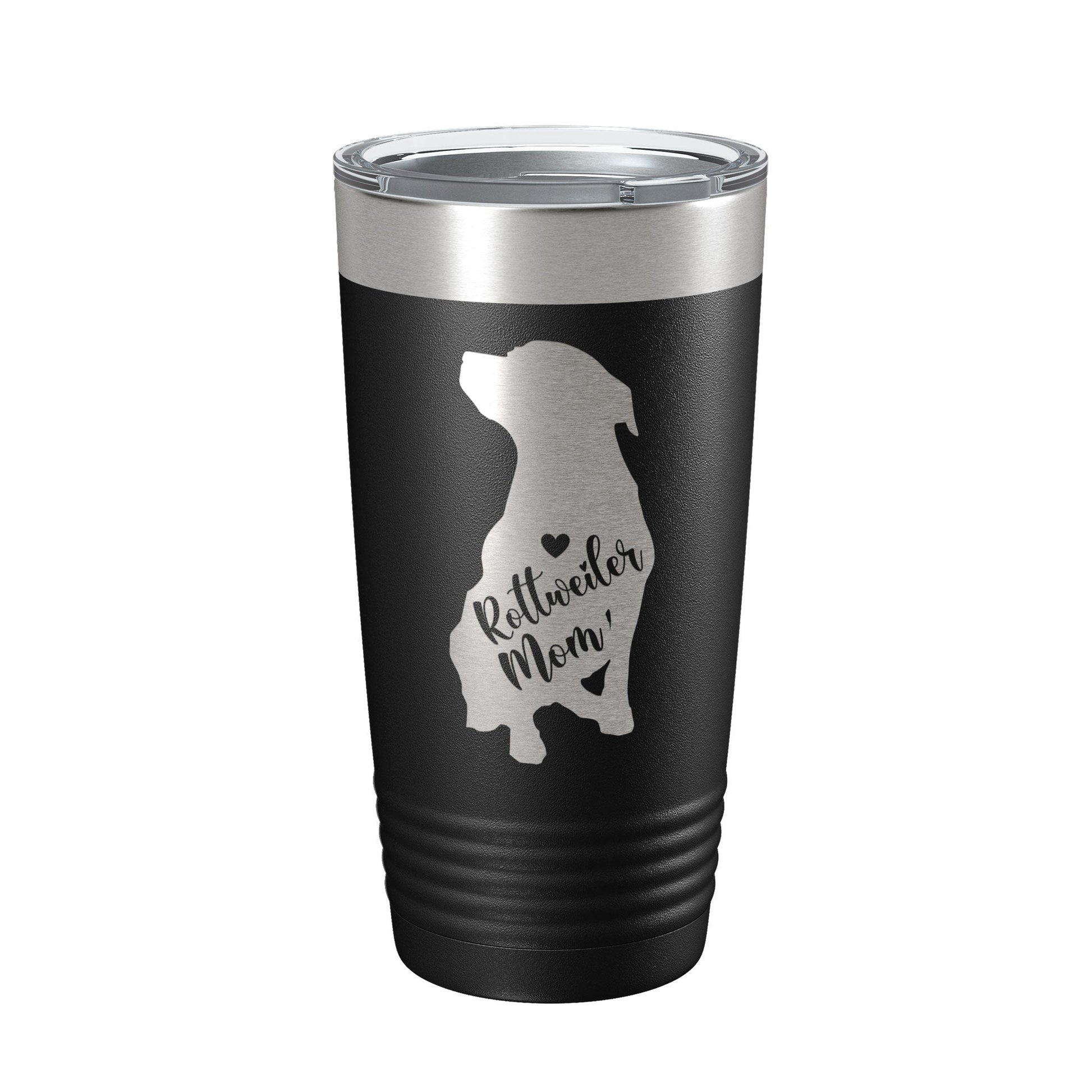 Rottweiler Mom Tumbler Dog Travel Mug Gift Insulated Laser Engraved Coffee Cup Rottie 20 oz-5