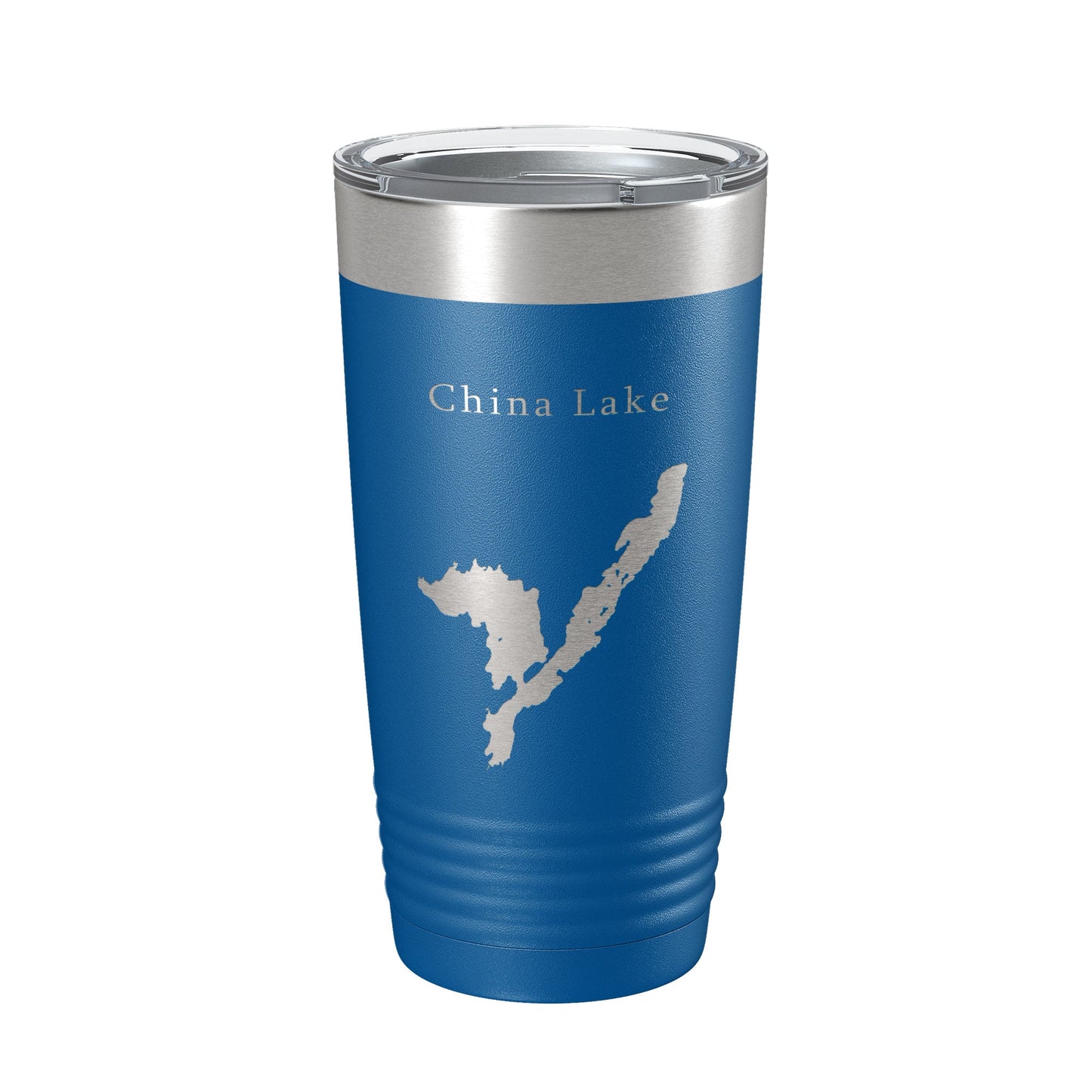 China Lake Map Tumbler Travel Mug Insulated Laser Engraved Coffee Cup Maine 20 oz-6