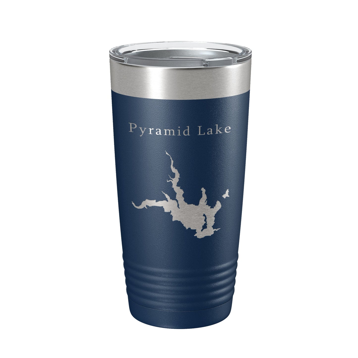 Pyramid Lake Map Tumbler Travel Mug Insulated Laser Engraved Coffee Cup California 20 oz-8