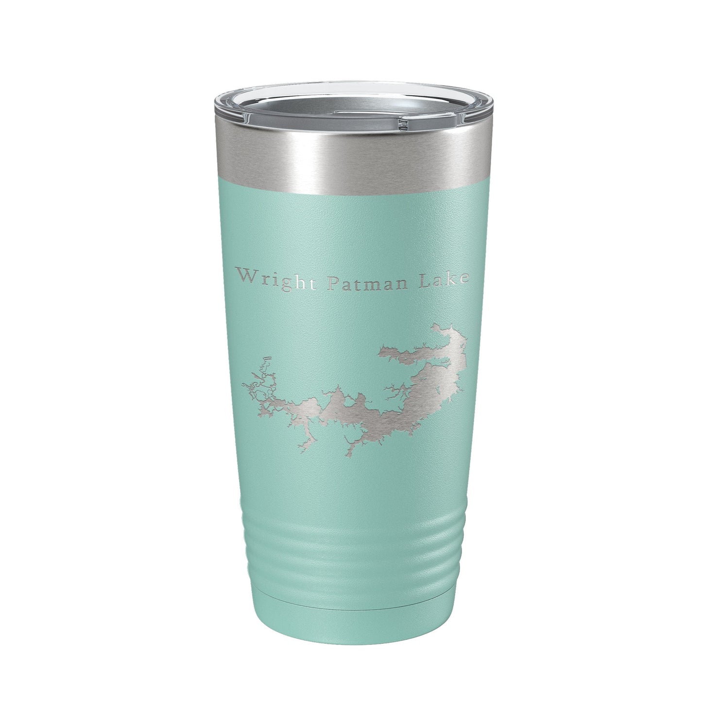 Wright Patman Lake Map Tumbler Travel Mug Insulated Laser Engraved Coffee Cup Texas 20 oz-12